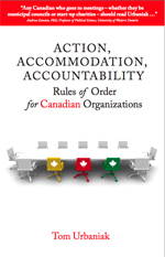Action, Accommodation Accountability: Rules of Order for Canadian Organizations cover